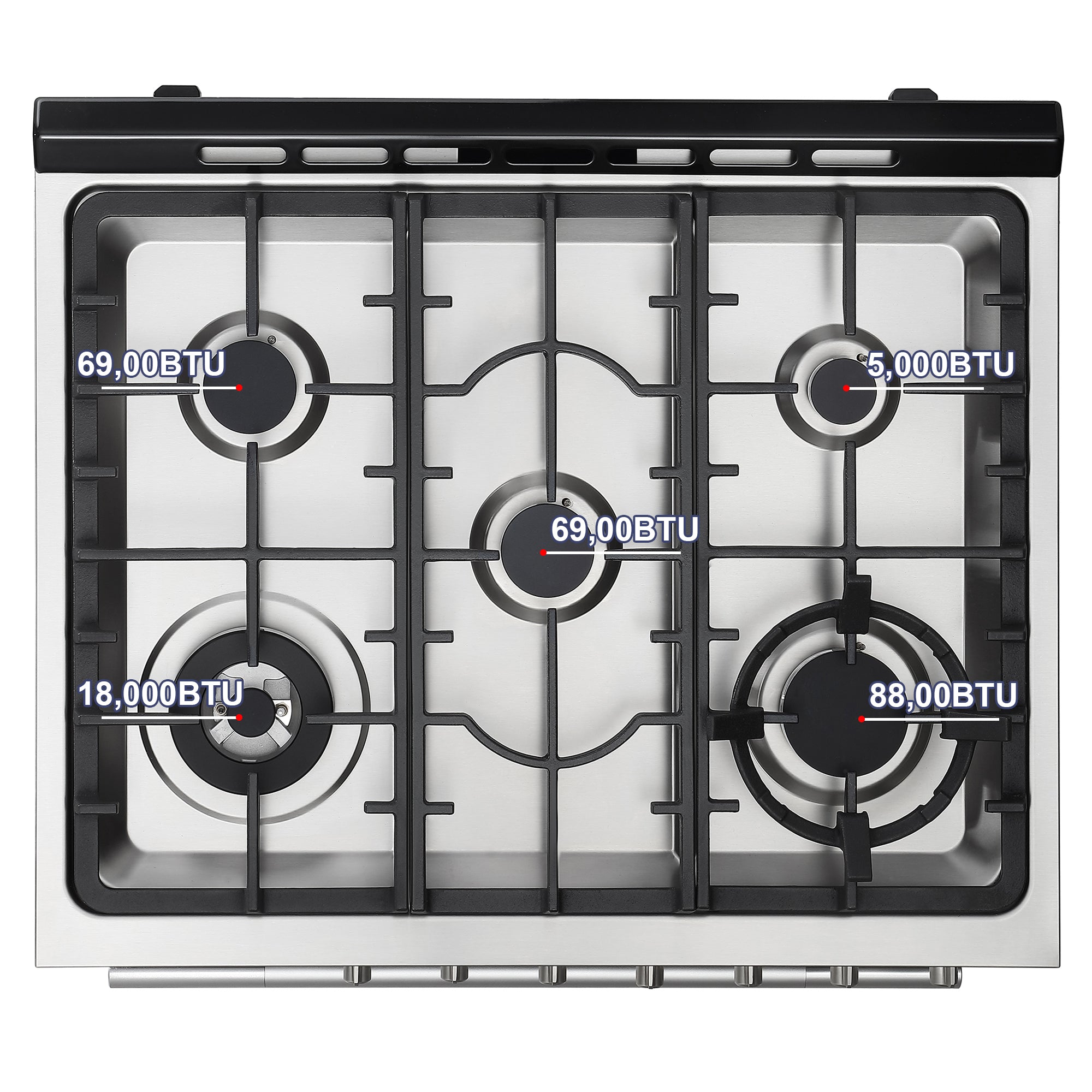 30 Inch Freestanding Range Gas Cooktop And Oven - EMPV-30GR06-7